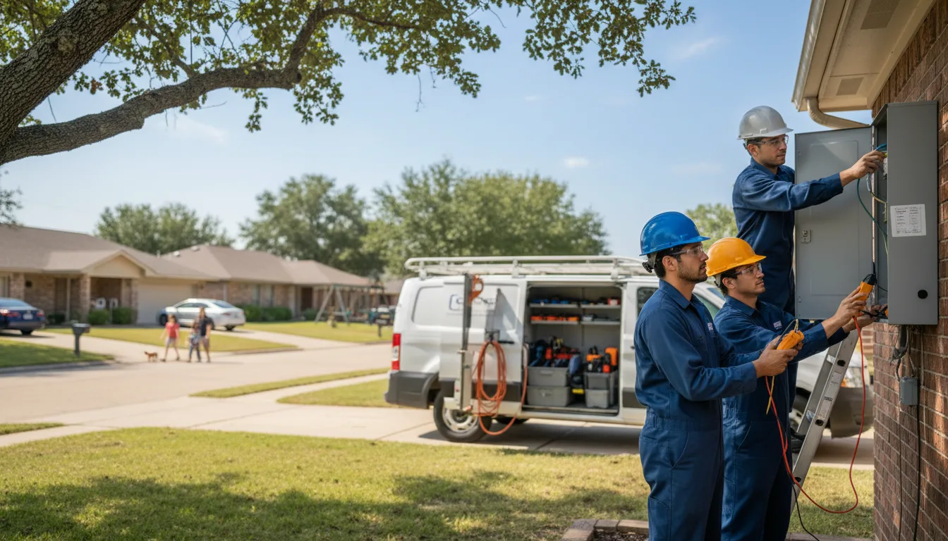 Certified electrician providing emergency electrical services in Winton, CA